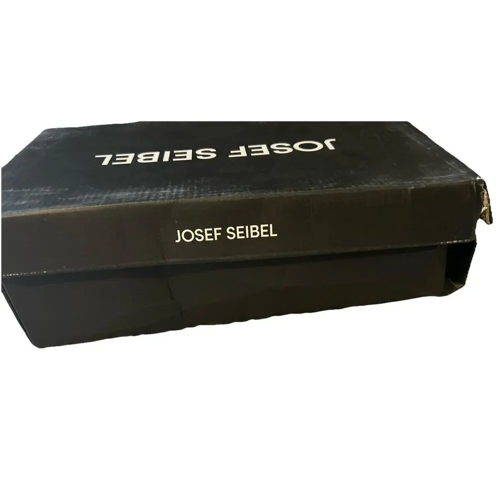 Josef Seibel 07709133100 Black Leather Caren 09 Zip Bootie Size EU 37 US 6.5 Wom